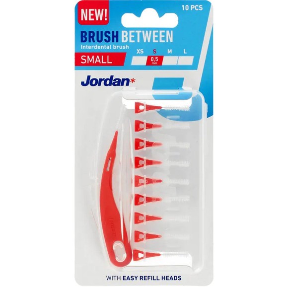 Δώρο Jordan Brush Between Interdental Brush Small (0.5mm) - 10 Τεμάχια