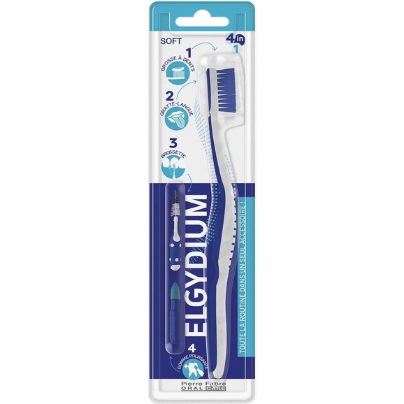 Δώρο Elgydium 4in1 Toothbrush 1 Τεμάχιο - Soft