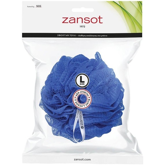 Zansot Mesh Sponge Large 1 Τεμάχιο - Σκούρο Μπλε