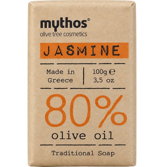 Δώρο Flax Mythos 80% Olive Oil Traditional Soap 100g - Jasmine