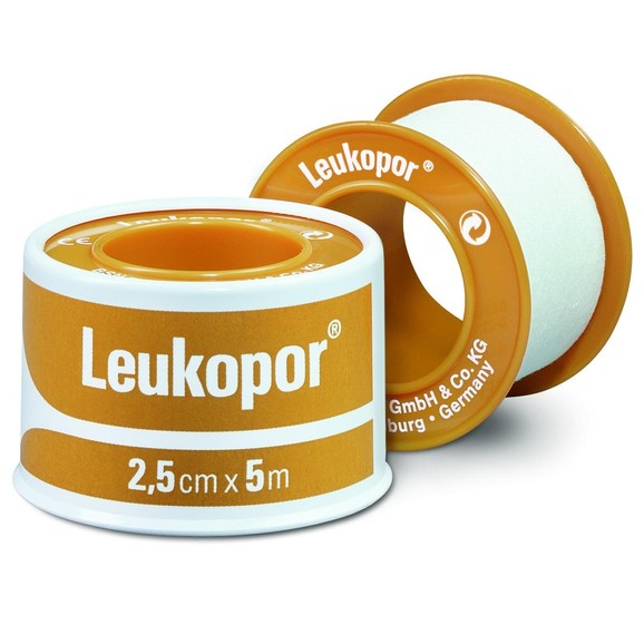 Leukopor Αυτοκόλλητη Υποαλλεργική Επιδεσμική Ταινία 2,5cm x 5m
