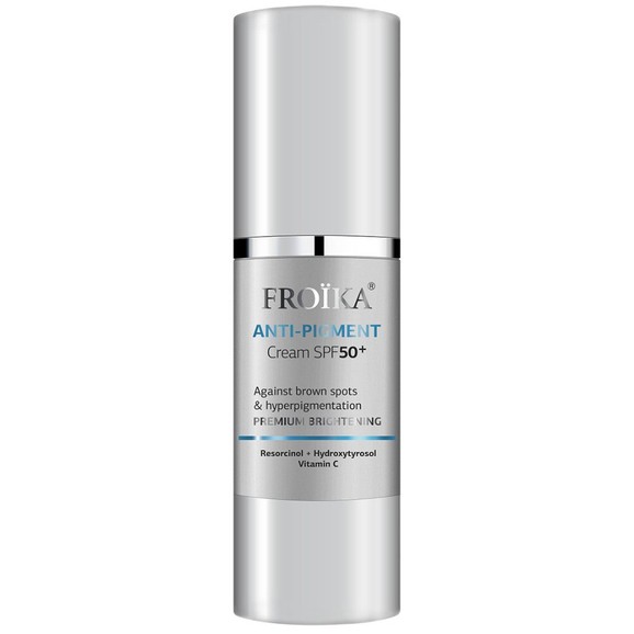 Froika Anti-Pigment Premium Brightening Resorcinol, Hydroxytyrosol & Vitamin C Cream SPF50+, 30ml