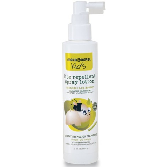 Macrovita Lice Repellent Spray Lotion Αντιφθειρική Lotion σε Spray 150ml