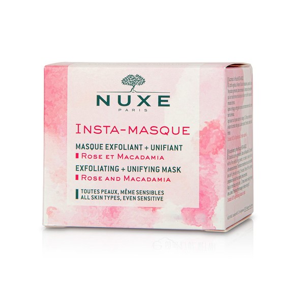 Δώρο Nuxe Insta-Masque Exfoliating + Unifying Mask Μάσκα για Απολέπιση & Ομοιόμορφη Όψη με Τριαντάφυλλο & Έλαιο Μακαντέμια 15ml