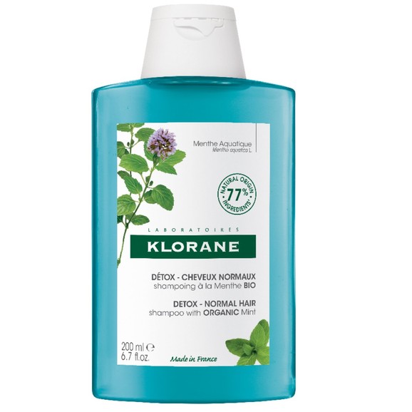 Klorane Anti-Pollution Detox Shampoo Σαμπουάν με Υδάτινη Μέντα για Μαλλιά Εκτεθειμένα στην Ρύπανση 200ml Klorane Anti-Pollution Detox Shampoo Σαμπουάν με Υδάτινη Μέντα για Μαλλιά Εκτεθειμένα στην Ρύπανση 200ml