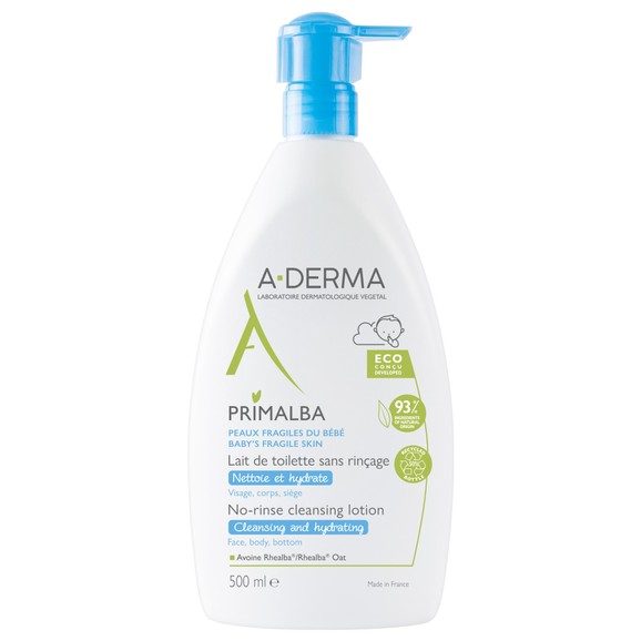 A-Derma Primalba No-Rinse Cleansing Lotion 500ml