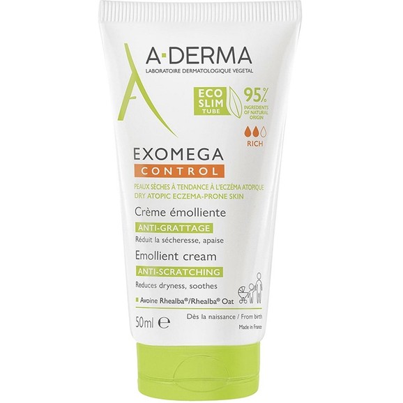 Δώρο A-Derma Exomega Control Emollient Rich Cream 50ml Δώρο A-Derma Exomega Control Emollient Rich Cream 50ml
