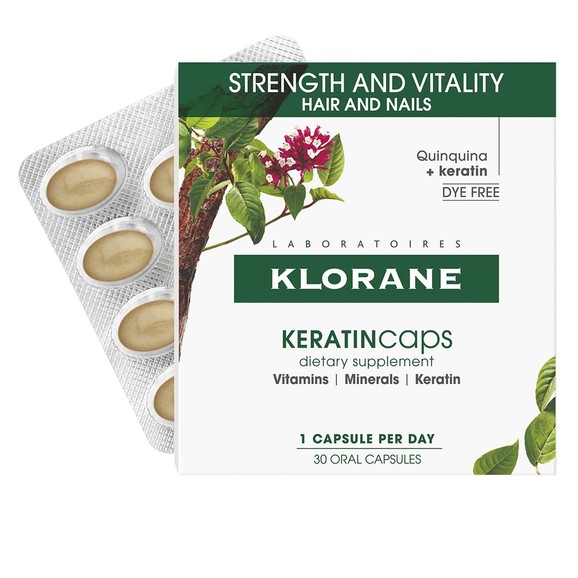 Klorane Quinine & Keratin Caps 30caps Klorane Quinine & Keratin Caps 30caps