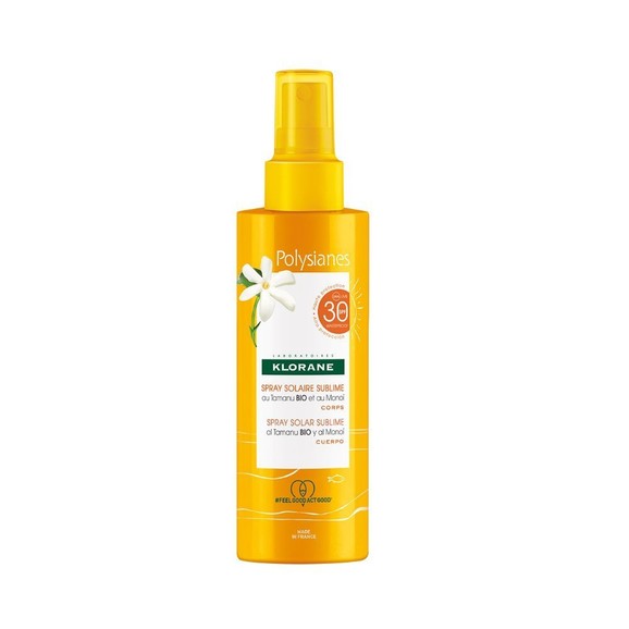 Klorane Sun Polysianes Spray Solaire Sublime Spf30 with Monoi & Tamaru 200ml Klorane Sun Polysianes Spray Solaire Sublime Spf30 with Monoi & Tamaru 200ml