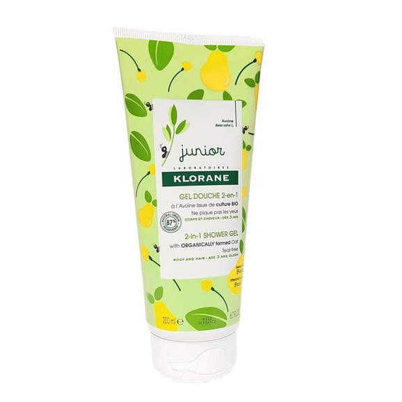 Klorane Junior 2 in 1 Shower Gel Pear Παιδικό Αφρόλουτρο για Σώμα και Μαλλιά με Άρωμα Αχλάδι 200ml Klorane Junior 2 in 1 Shower Gel Pear Παιδικό Αφρόλουτρο για Σώμα και Μαλλιά με Άρωμα Αχλάδι 200ml