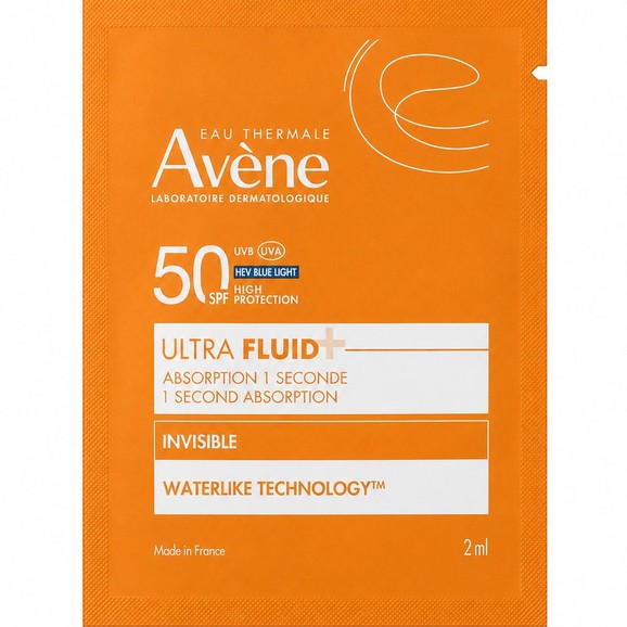 Δείγμα Avene Ultra Fluid Invisible Spf50, 2ml