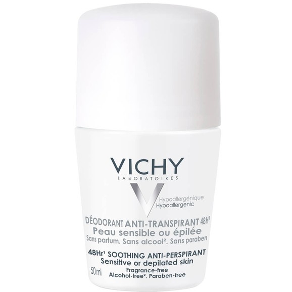Vichy Deodorant Anti-transpirant 48h Αποσμητική Φροντίδα 48ωρη για Ευαίσθητο Δέρμα 50ml