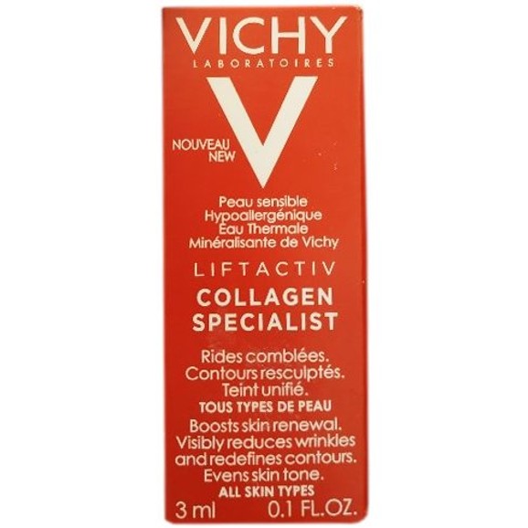 Δείγμα Vichy Liftactiv Specialist Collagen Κρέμα Ημέρας Προσώπου,Επανόρθωση των Βαθιών & Κάθετων Ρυτίδων της Επιδερμίδας 3ml