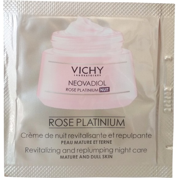Δείγμα Νέα Vichy Neovadiol Rose Platinium Night Φροντίδα της Ώριμης & Θαμπής Επιδερμίδας από την Εμμηνόπαυση & Μετά 1.5ml