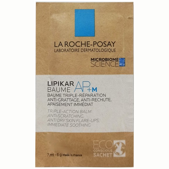 Δείγμα La Roche-Posay Lipikar Baume AP+M Μαλακτικό Βάλσαμο με Τριπλή Δράση Ενάντια στον Κνησμό, Βρέφη, Παιδιά, Ενήλικες 7ml