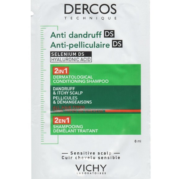 Δείγμα Vichy Dercos Anti-Dandruff DS 2in1 Conditioning Shampoo 6ml