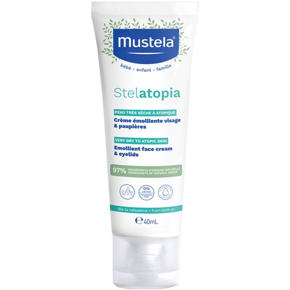 Mustela Stelatopia Emollient Face Cream Tube 40ml