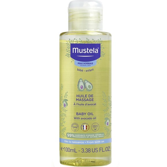 Mustela Avocado Massage Baby Oil 100ml