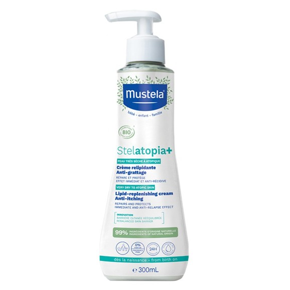 Mustela Stelatopia+ Lipid-Replenishing Cream Anti-Itching - 150ml