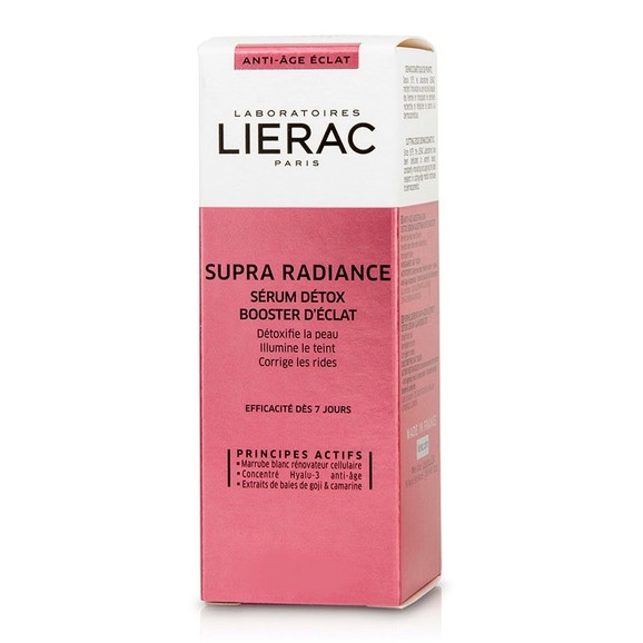 Δώρο Lierac Supra Radiance Detox Serum Radiance Booster Ορός Αποτοξίνωσης Προσώπου, Booster Αντιγήρανσης & Λάμψης 8ml
