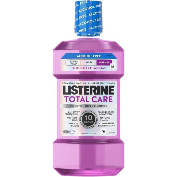 Listerine Total Care Intense Alcohol Free Mouthwash 500ml