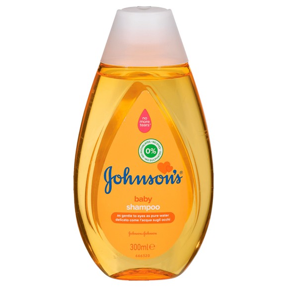 Johnson\'s Baby Shampoo Σαμπουάν Όχι πια Δάκρυα, Καθαρίζει Αποτελεσματικά Αφήνοντας τα Μαλλάκια του Μωρού Λεία και Λαμπερά 300ml