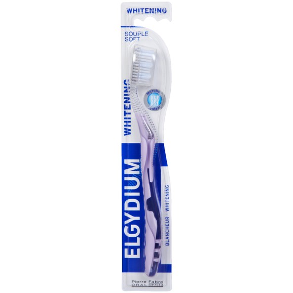 Elgydium Whitening Soft Toothbrush 1 Τεμάχιο - Μωβ
