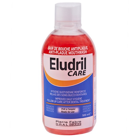Eludril Care Διάλυμα για Στοματικές Πλύσεις Κατά της Πλάκας 500ml