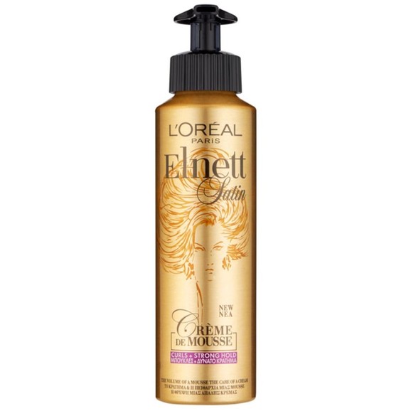 L\'Oreal Paris Elnett Cursl & Strong Hold Creme De Mousse 200ml
