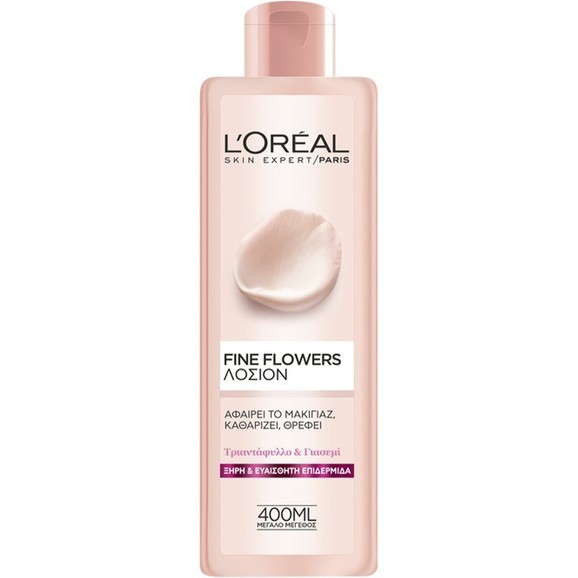 L\'oreal Paris Fine Flowers Tonic Lotion Dry-Sensitive Skin 400ml