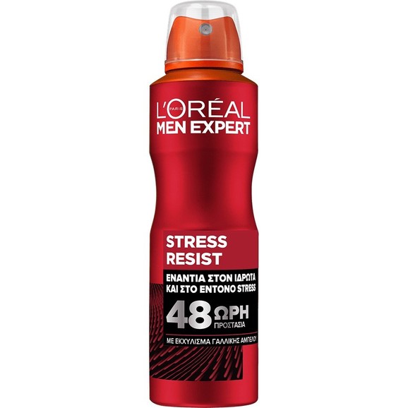 L\'oreal Paris Men Expert Stress Resist 48H Anti-Perspirant Spray 150ml