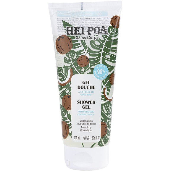 Hei Poa Shower Gel With Organic Coconut Pulp 200ml