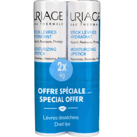 Uriage Promo Moisturizing Lipstick 8g (2x4g) Uriage Promo Moisturizing Lipstick 8g (2x4g)