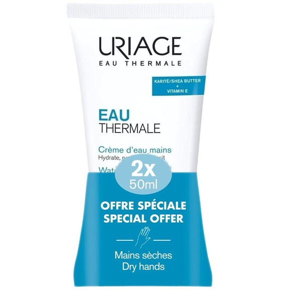 Uriage Promo Eau Thermale Water Hand Cream 50ml (2x50ml)