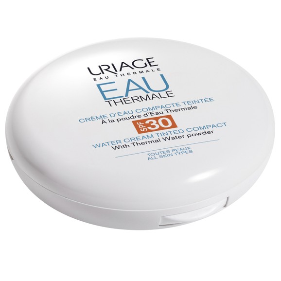 Uriage Eau Thermale Water Cream Tinted Compact SPF30 Ενυδατώνει σε Βάθος και Προστατεύει Ενάντια στην UV Ακτινοβολία 10gr