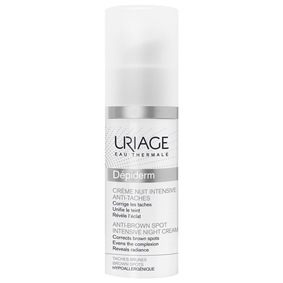 Uriage Eau Thermale Depiderm Anti Brown Spot Intensive Night Cream για την Αποτελεσματική Καταπολέμηση των Καφέ Κηλίδων 30ml
