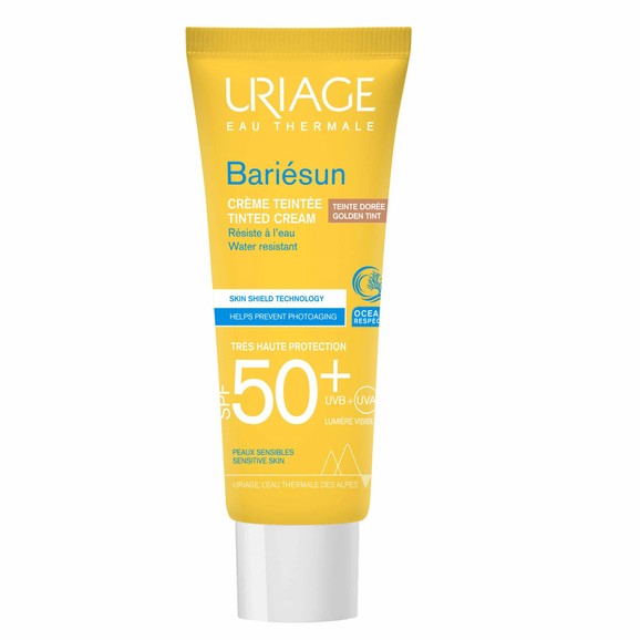 Uriage Bariesun Tinted Face Cream Spf50+, 50ml - Golden Tint