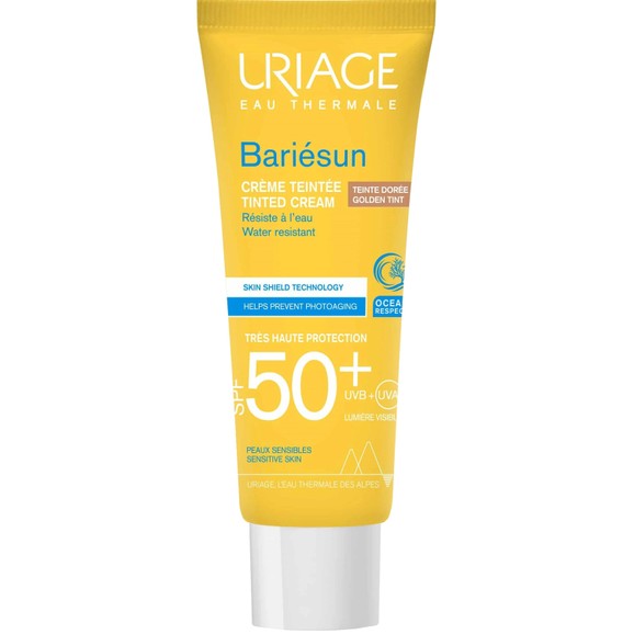 Uriage Bariesun Tinted Face Cream Spf50+, 50ml - Golden Tint