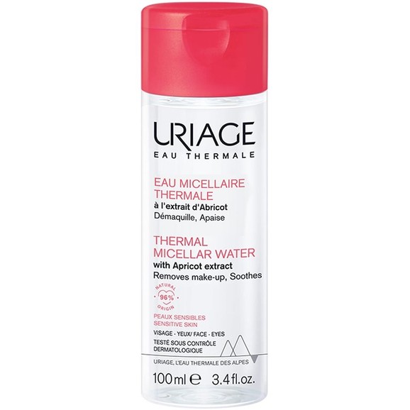 Uriage Eau Thermal Micellar Water with Apricot Extract Travel Size 100ml