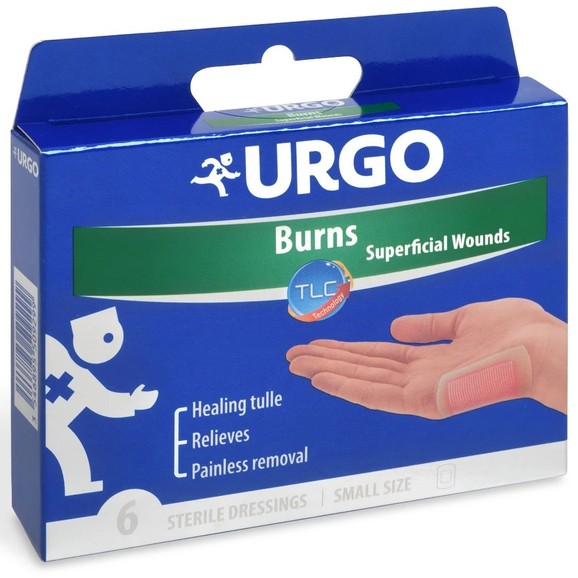 Urgo Burns & Superficial Wounds Dressings 6 Τεμάχια
