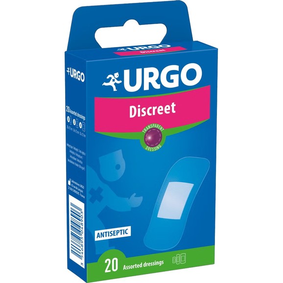 Urgo Discreet Transparent Pads 20 Τεμάχια