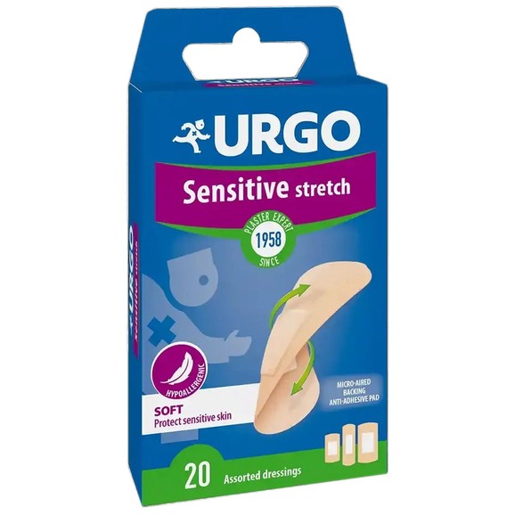 Urgo Sensitive Stretch Pads 20 Τεμάχια