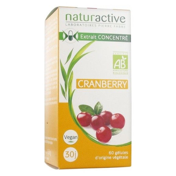 Naturactive Cranberry Συμπλήρωμα Διατροφής με Κράνμπερυ για την Πρόληψη Ουρολοιμώξεων 60caps