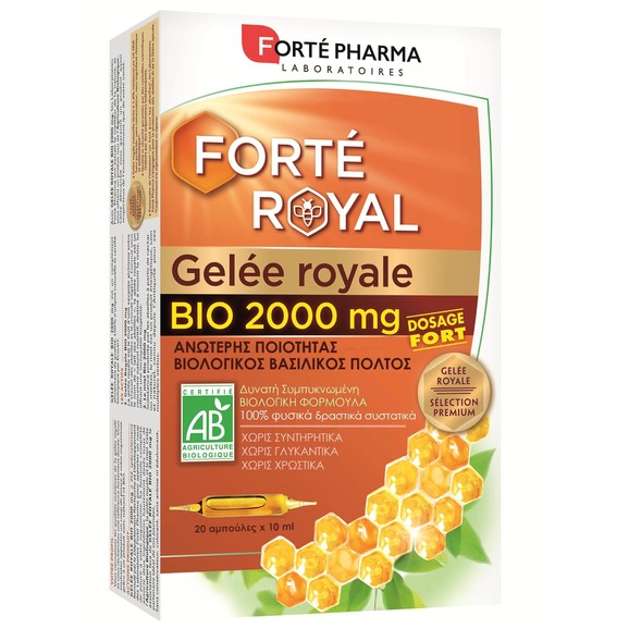 Forté Pharma Gelée Royale Bio 2000mg 20amp. x 10ml