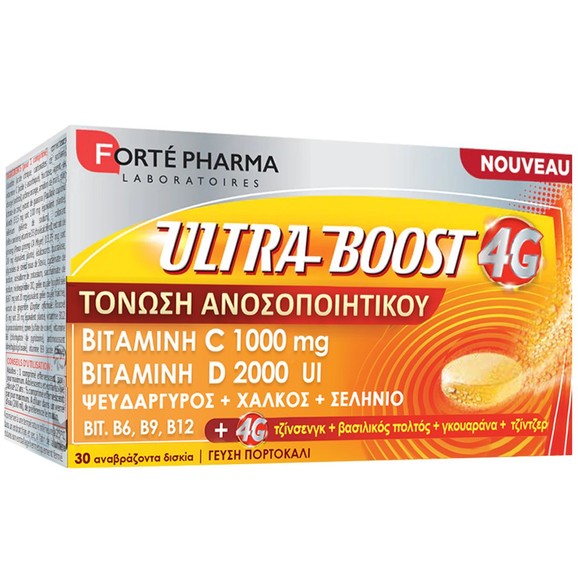 Forte Pharma Ultra Boost 4G Immunity Booster 30 Effer.tabs