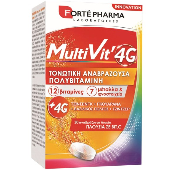 Forte Pharma Multivit 4G 30 Effer.tabs
