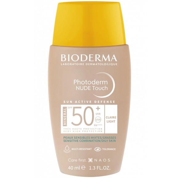 Bioderma Photoderm Nude Touch Mineral Spf50+, 40ml - Light