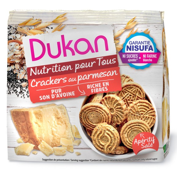 Dukan Nutrition d\' Attaque Crackers au Parmesan 100gr