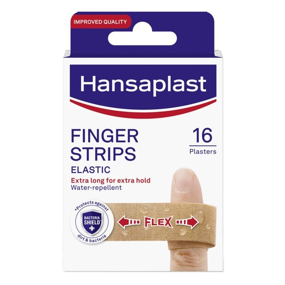 Hansaplast Elastic Finger Strips 16 Τεμάχια