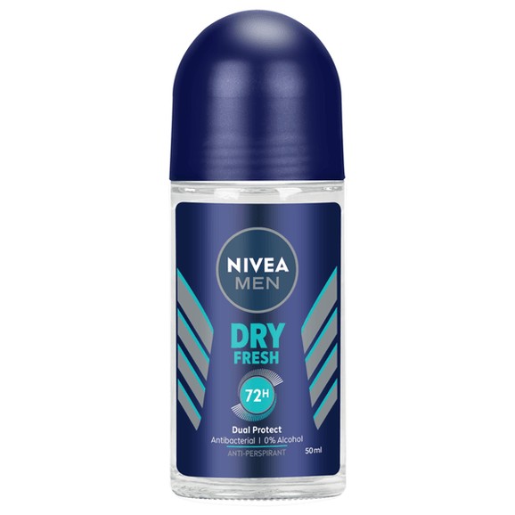 Nivea Men Dry Fresh 72h Dual Protect Deo Roll-on 50ml
